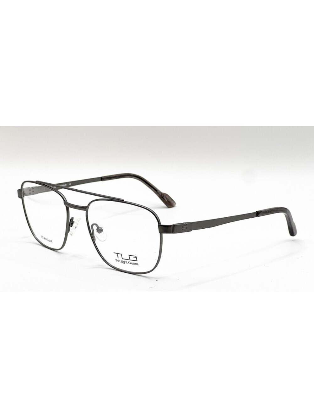 Tlg NU048 C03 Matte Navy Silver Aviator Authentic Eyeglass Frames 54-18-135